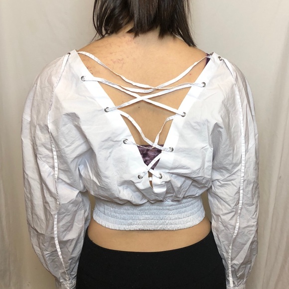 white long sleeve top - Picture 2 of 2